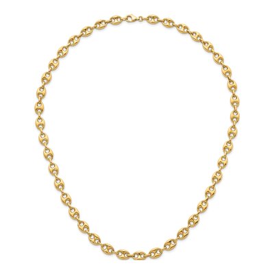 14K Yellow Gold 8.4mm Hollow Anchor Chain – view 6