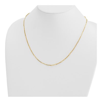 14K Yellow Gold 2.7mm Fancy Link Chain – view 4