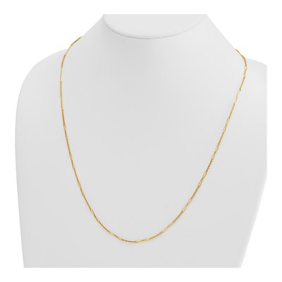 14K Yellow Gold 2.7mm Fancy Link Chain – view 4