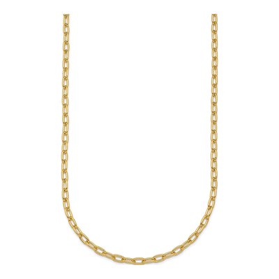 14K Yellow Gold 2.9mm Oval Cable Chain