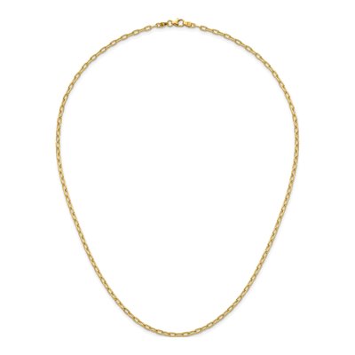 14K Yellow Gold 2.9mm Oval Cable Chain – view 6