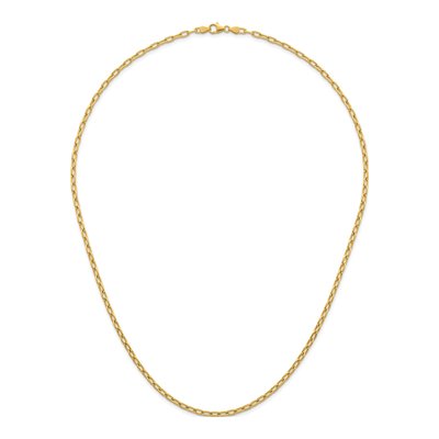 14K Yellow Gold 3.6mm Oval Cable Chain – view 6