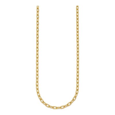 14K Yellow Gold 4.25mm Oval Cable Chain – view 3