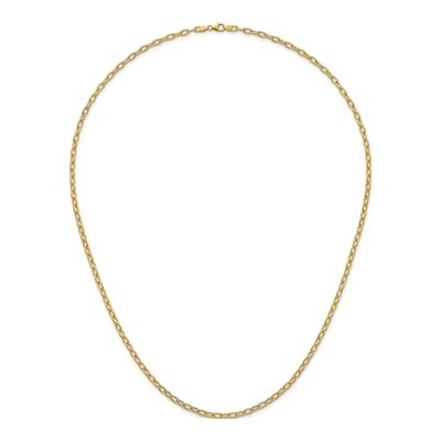 14K Yellow Gold 4.25mm Oval Cable Chain – view 6