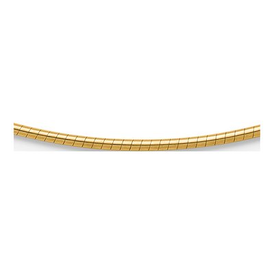 14K Yellow Gold Omega Necklace