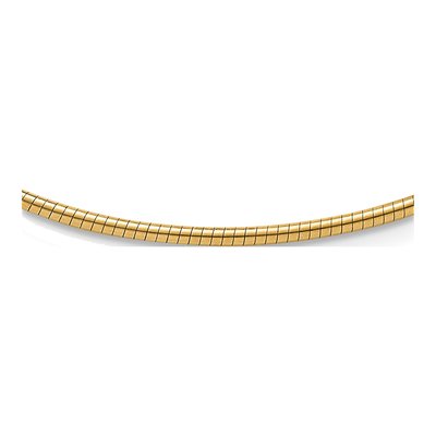 14K Yellow Gold Omega Necklace
