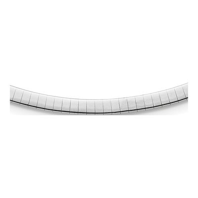 14K White Gold Omega Bracelet
