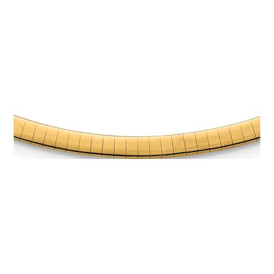 14K Yellow Gold Omega Necklace
