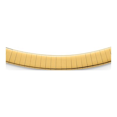 14K Yellow Gold Omega Necklace