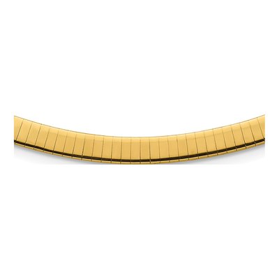 14K Yellow Gold Omega Necklace