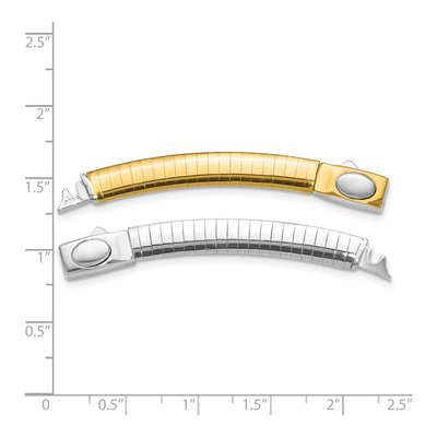 14K Two-Tone Omega Extender, 2 In – view 2