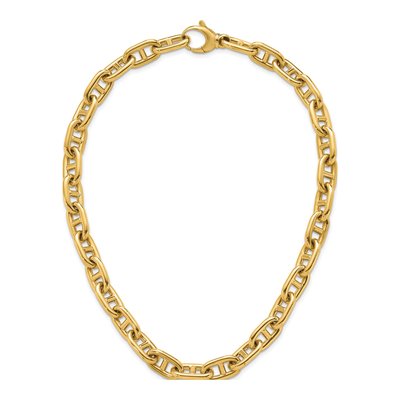 14K Yellow Gold 10.5mm Anchor Chain – view 6