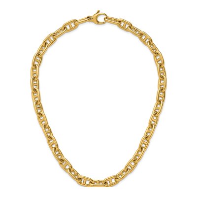 14K Yellow Gold 10.5mm Anchor Chain – view 6