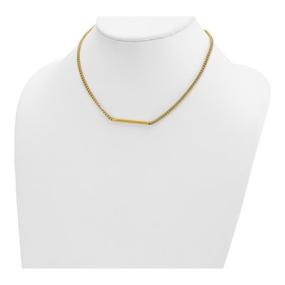 14K Yellow Gold Curb Link Necklace – view 4