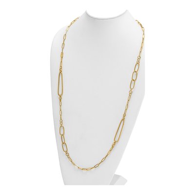 14K Yellow Gold Fancy Link Necklace – view 4