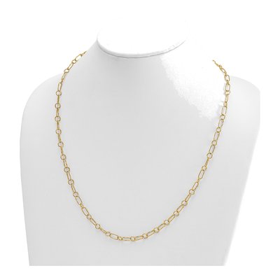 14K Yellow Gold Fancy Link Necklace – view 4