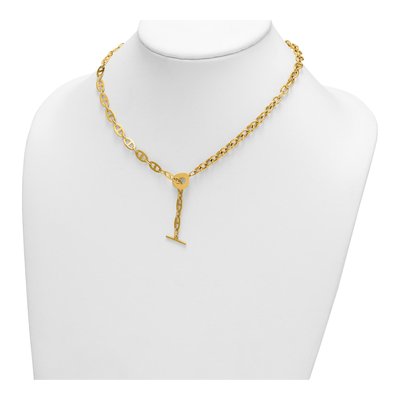 14K Yellow Gold Toggle Necklace – view 4