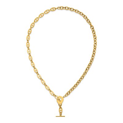 14K Yellow Gold Toggle Necklace – view 5