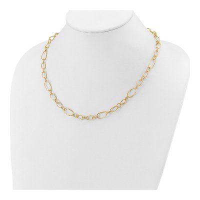 14K Yellow Gold Toggle Link Necklace – view 4