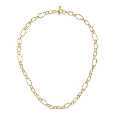 14K Yellow Gold Toggle Link Necklace – view 5
