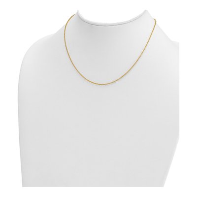 14K Yellow Gold 1.5mm Rolo Chain – view 5