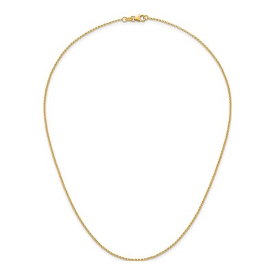 14K Yellow Gold 1.5mm Rolo Chain – view 6