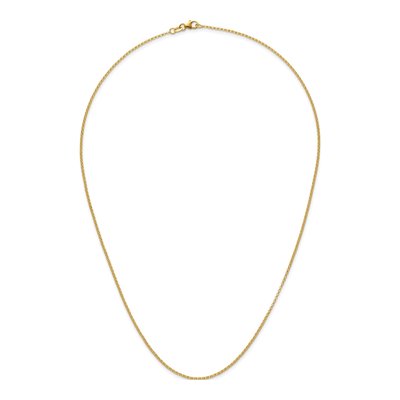14K Yellow Gold 1.5mm Rolo Chain – view 6