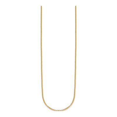 14K Yellow Gold 1.5mm Rolo Chain – view 2