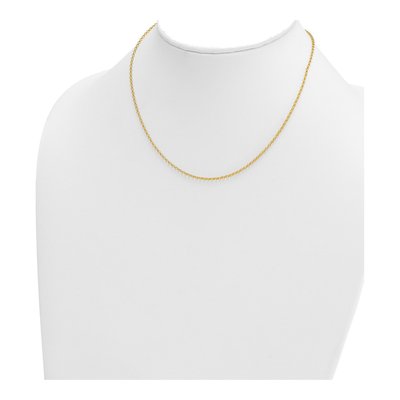 14K Yellow Gold 1.9mm Rolo Chain – view 5