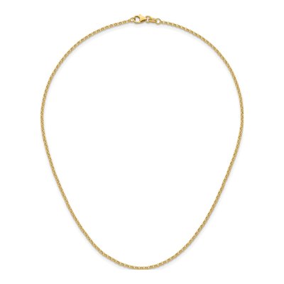14K Yellow Gold 1.9mm Rolo Chain – view 6