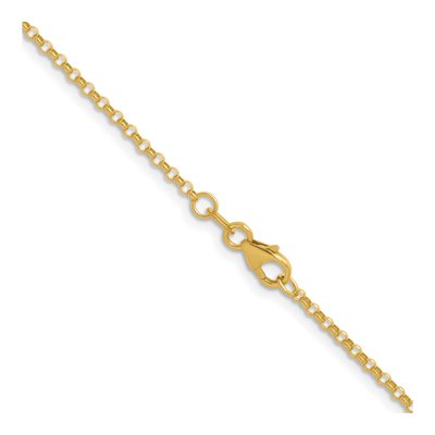 14K Yellow Gold 1.9mm Rolo Chain – view 4