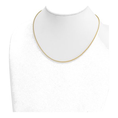 14K Yellow Gold 1.9mm Rolo Chain – view 5