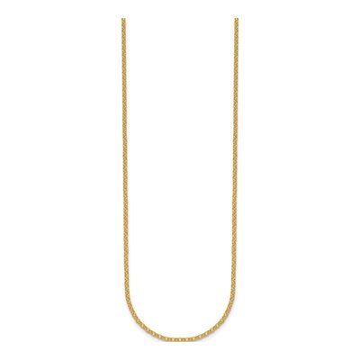 14K Yellow Gold 1.9mm Rolo Chain – view 3