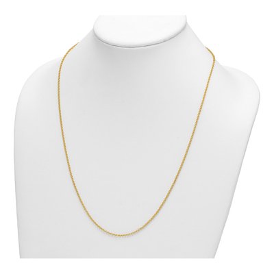 14K Yellow Gold 1.9mm Rolo Chain – view 5