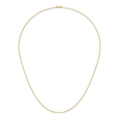 14K Yellow Gold 1.9mm Rolo Chain – view 6