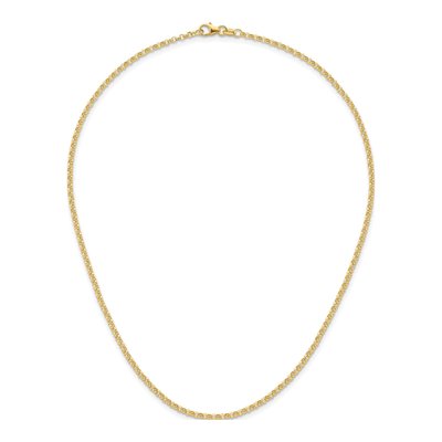 14K Yellow Gold 2.3mm Rolo Chain – view 6