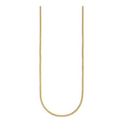 14K Yellow Gold 2.3mm Rolo Chain – view 3