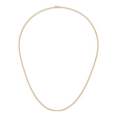 14K Yellow Gold 2.3mm Rolo Chain – view 6