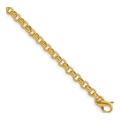 14K Yellow Gold 4.3mm Rolo Chain