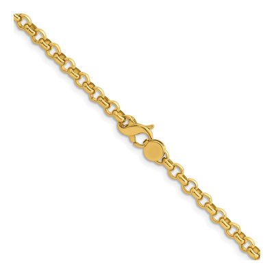 14K Yellow Gold 4.3mm Rolo Chain – view 4