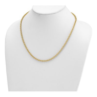 14K Yellow Gold 4.3mm Rolo Chain – view 5