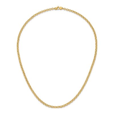 14K Yellow Gold 4.3mm Rolo Chain – view 6