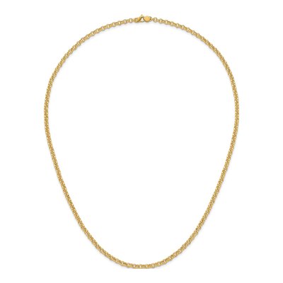 14K Yellow Gold 4.3mm Rolo Chain – view 6