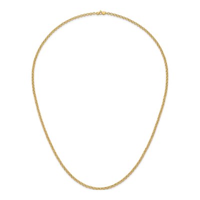 14K Yellow Gold 4.3mm Rolo Chain – view 6