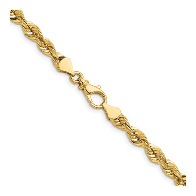 14K Yellow Gold 5.4mm Rope Chain – view 3