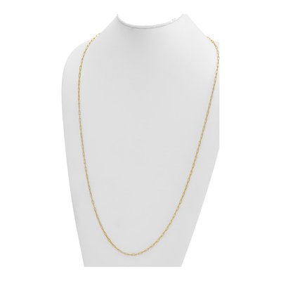 14K Yellow Gold 2.5mm Paperclip Chain – view 5