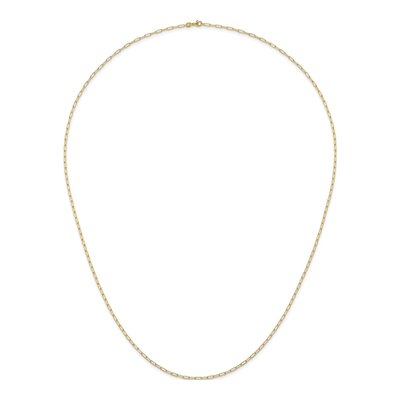 14K Yellow Gold 2.5mm Paperclip Chain – view 6