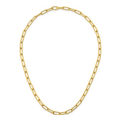 14K Yellow Gold 4.8mm Paperclip Chain – view 6