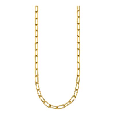 14K Yellow Gold 4.8mm Paperclip Chain – view 3