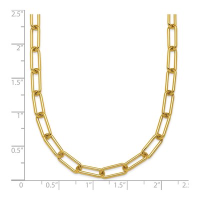 14K Yellow Gold 4.8mm Paperclip Chain – view 5